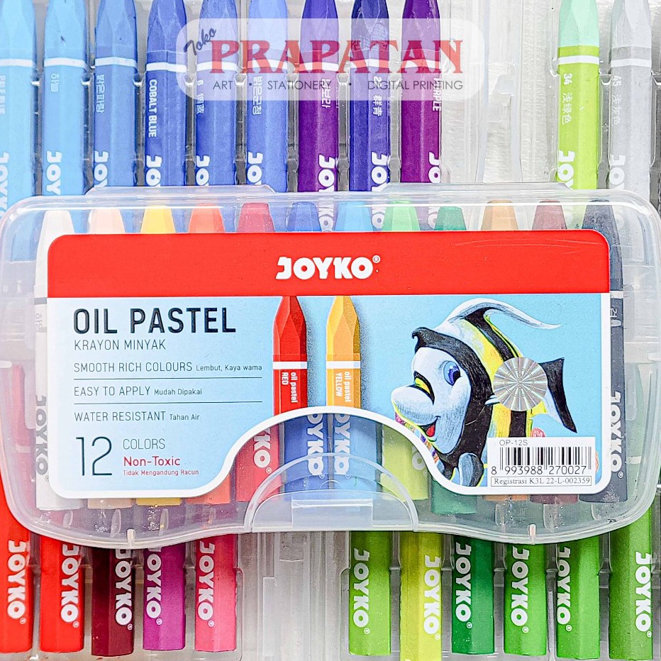 

DIJAMIN MURAH Oil Pastel 12C Crayon Minyak