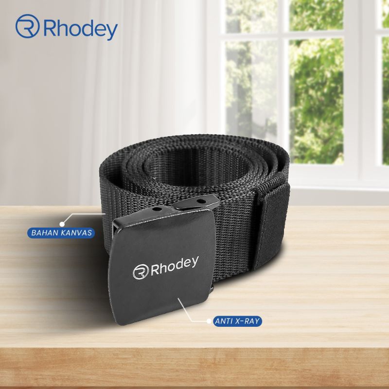 Tali Ikat Pinggang Pria Anti X-ray Tali Ikat Pinggang Canvas Military Tactical Fast Unlock 120cm - 1