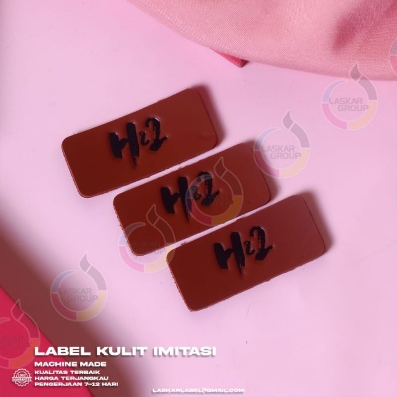 kulit imitasi, label kulit imitasi,label baju /label denim