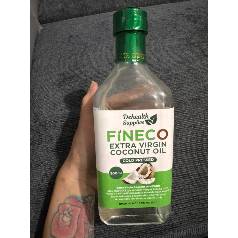 

Dehealth Supplies FINECO /EXTRA VIRGIN COCONUT OIL 500ml (Botol Kaca)