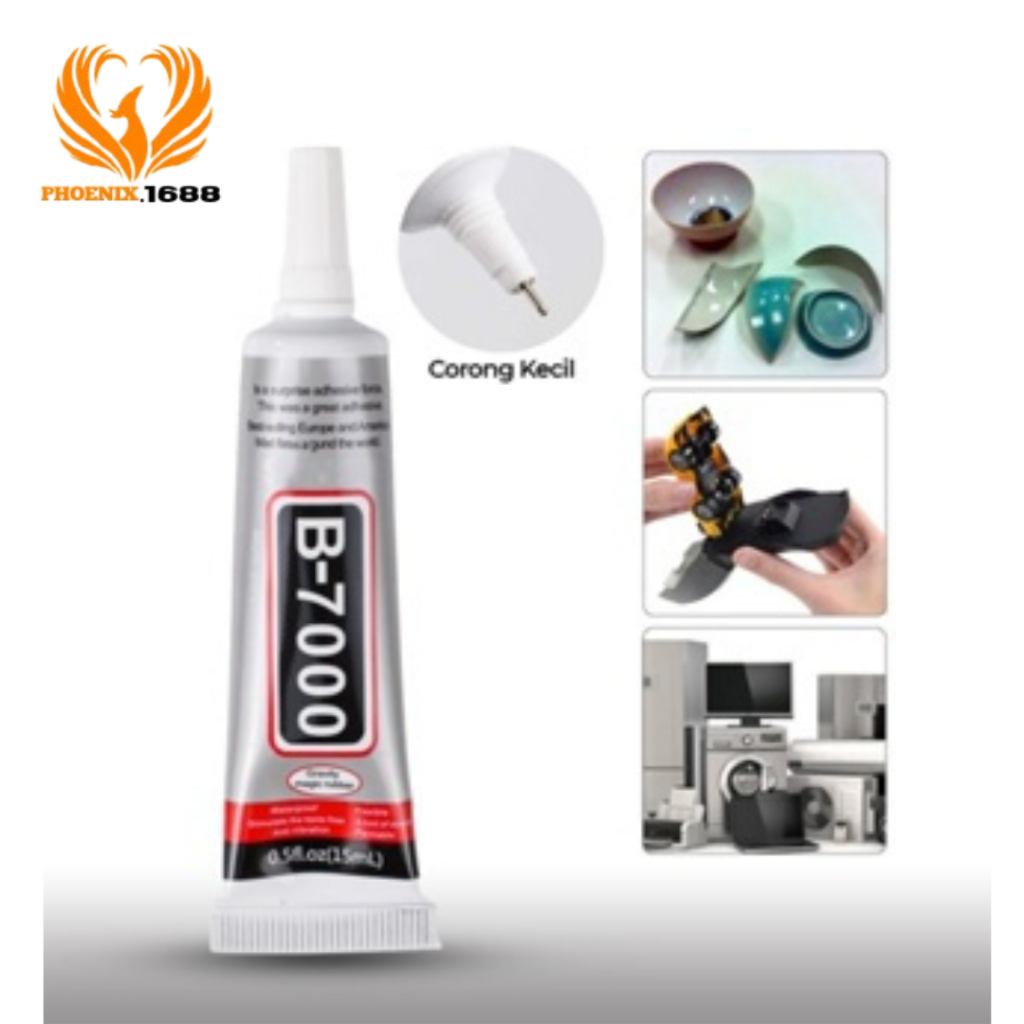 

PH BAO SHUN DA Lem Kuat Serbaguna Power Glue Strong Adhesive 15ml - B-7000 - Transparant