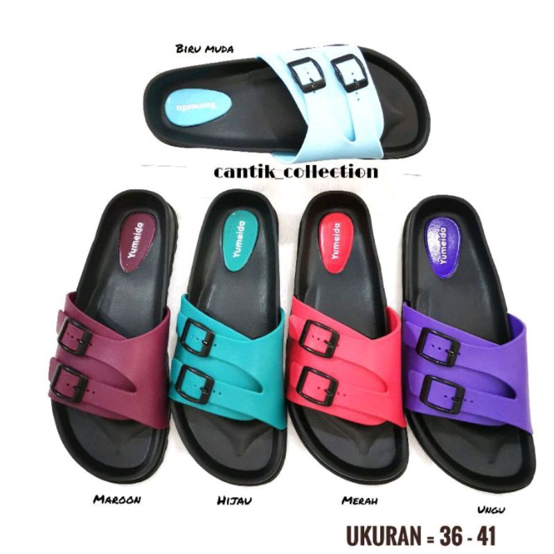 Sandal Slop Wanita Yumeida 20083 - Sandal Kokop Wanita Yumeida 20083