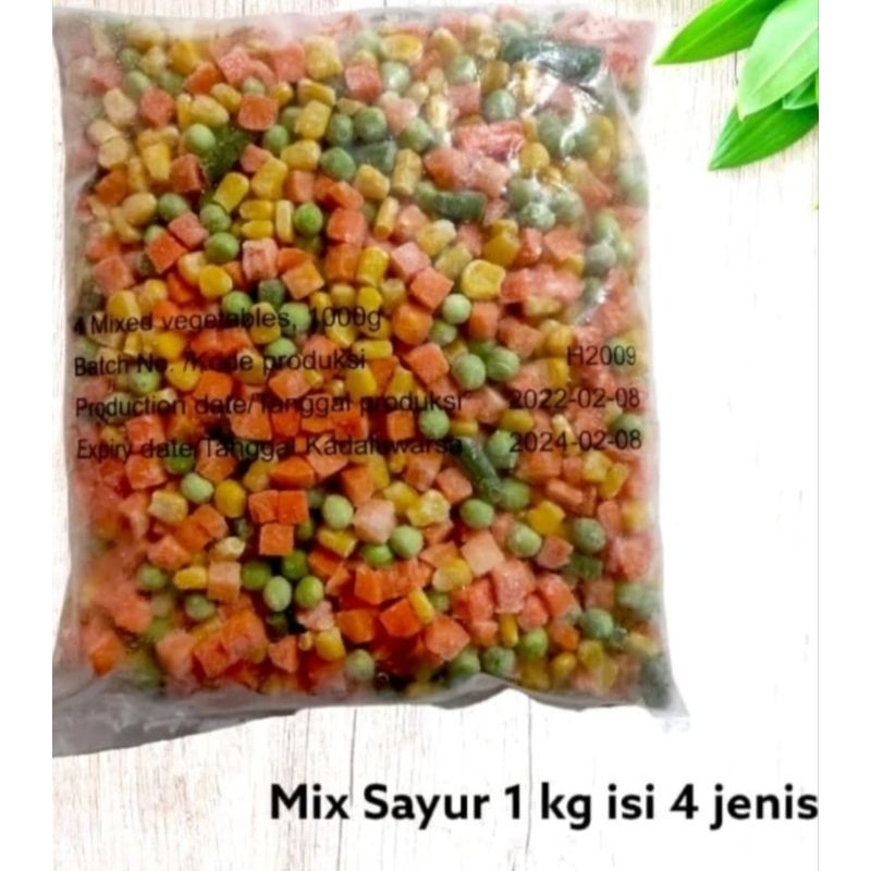 

sayur beku /mix vegetable 1 kg