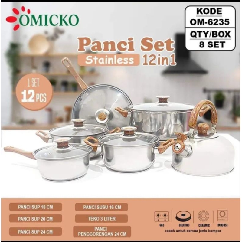 PAnCI SET GAGANG KAYU OMICKO/BMW