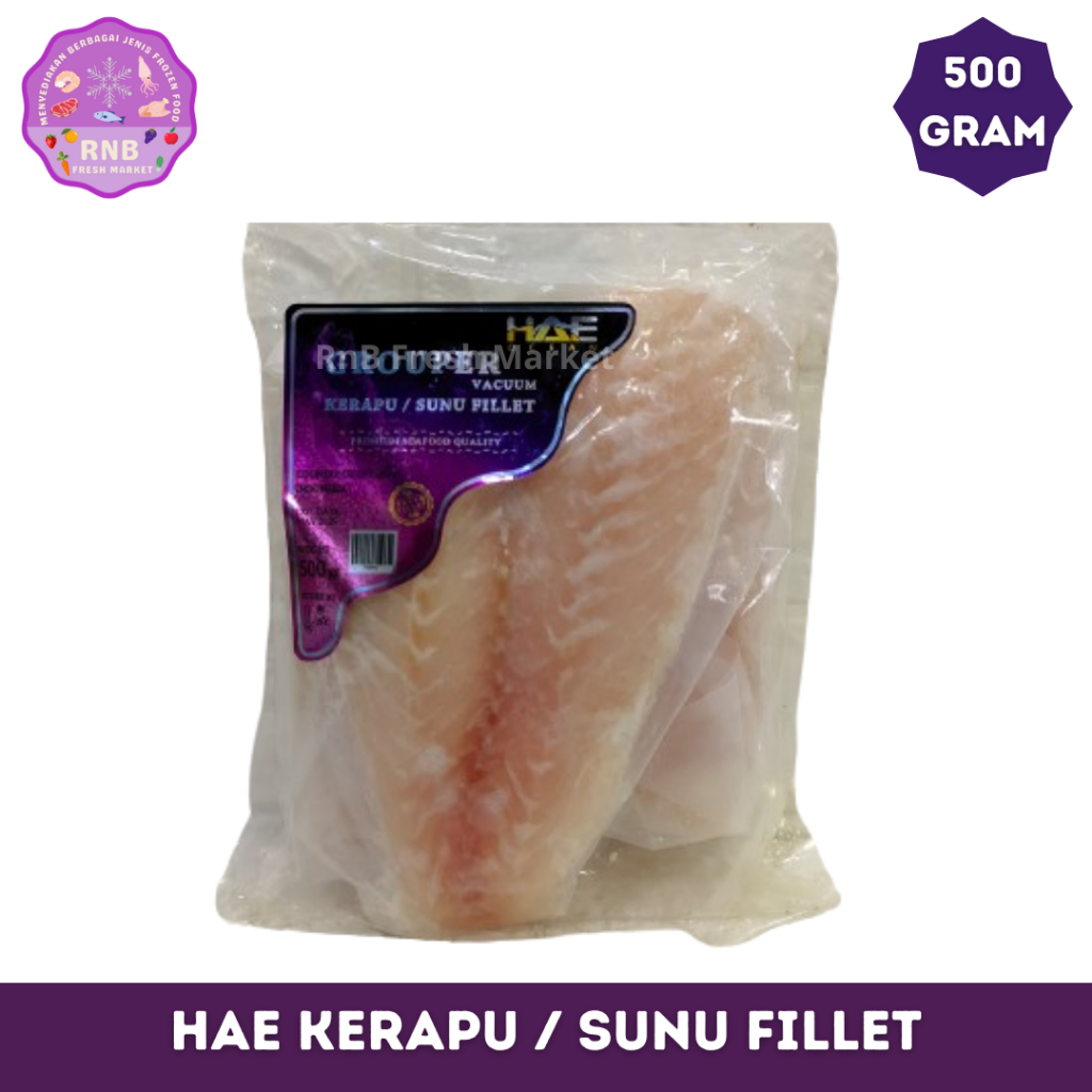 Hae Kerapu / Sunu Fillet Netto 500 Gram