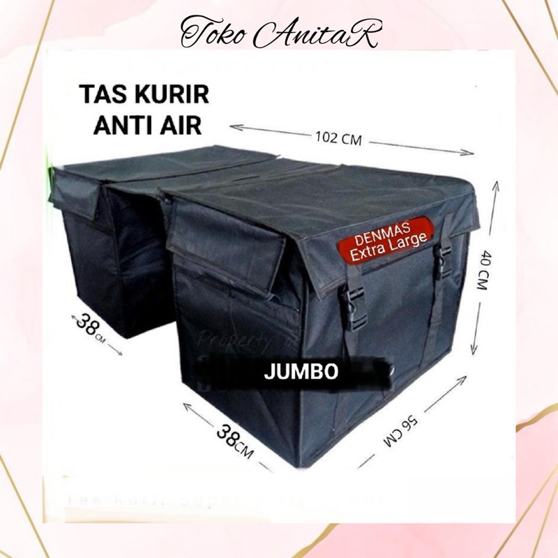 TAS KURIR JUMBO/TAS OBROK MOTOR ANTI AIR/TAS POS OBROK/RONJOT JUMBO/TAS  KURIR