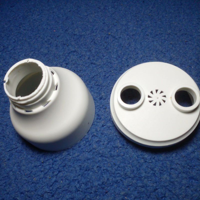 casing / kesing kaca lampu lhe tipe spiral / ulir sp Acr 18w -24w baru d. 5 cm