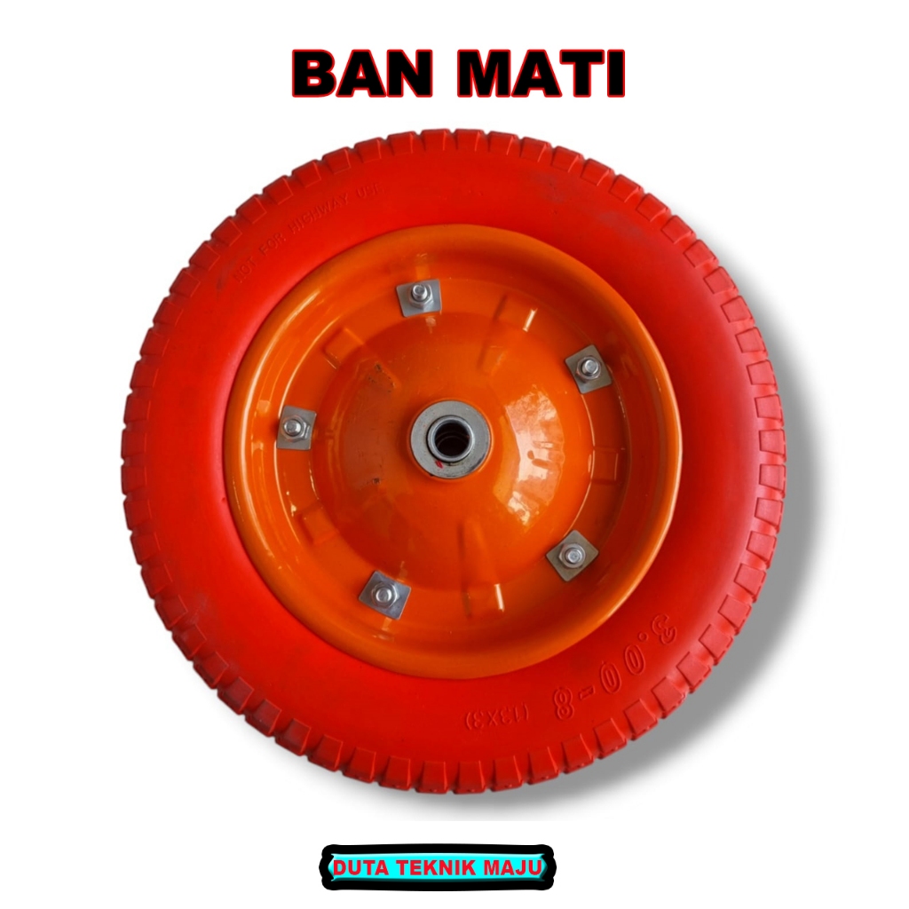 Ban Mati Roda Gerobak Pasir Ban Mati Gerobak Sorong Ban Solid Ban Mati Roda Angkong Gerobak Pasir