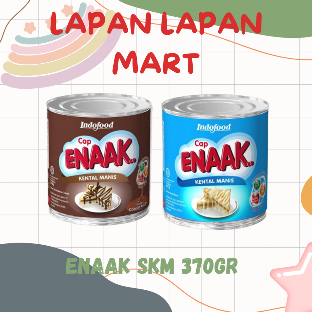 

Enaak SKM 370gr Plain & Coklat