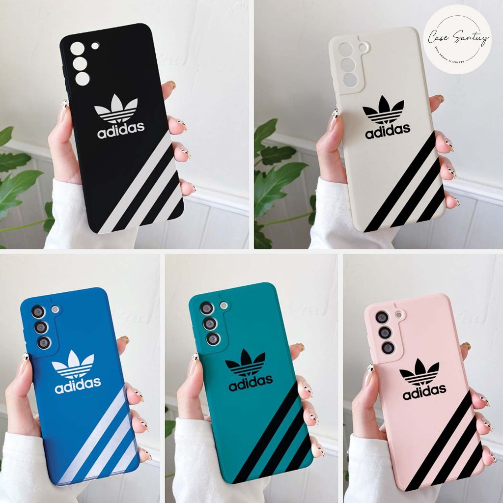 Softcase Aesthetic Adidas Trendy untuk OPPO A3 A3X A60 A37 A37F A39 A57 A3s A5i A5 A7 AX7 A5s AX5s A