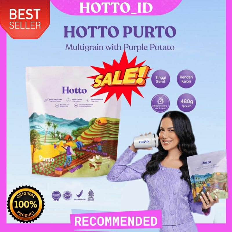 

FLASH SALE!!! HOTTO PURTO Multigrain 1 Pouch isi 16 sachets