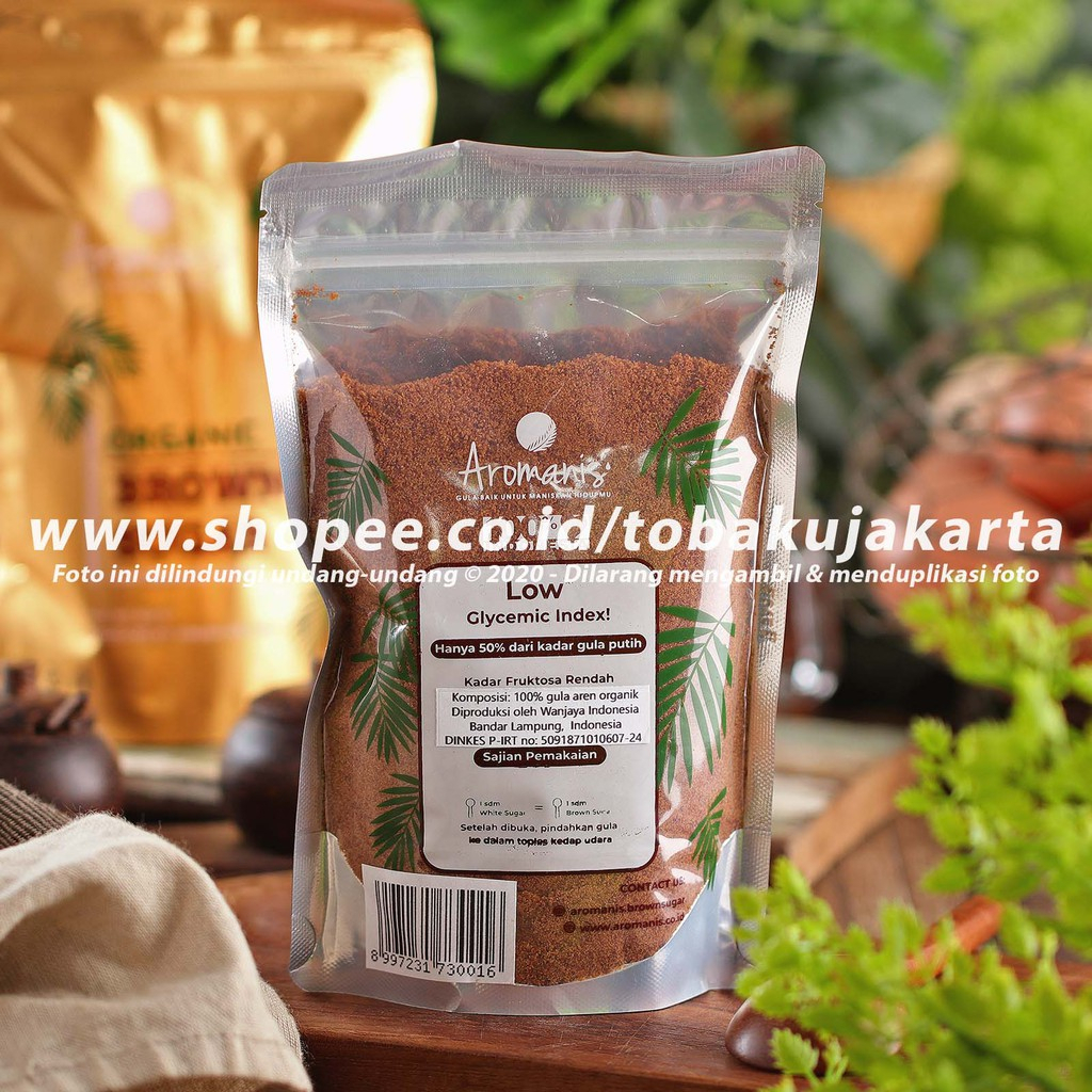 

Aromanis PALM Sugar 1kg Repack Organic Sugar Gula Aren Organik Premium