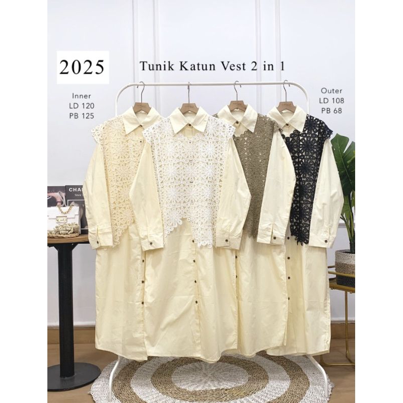 chika midi vest dress gamis vest kekinian gamis vest korean style