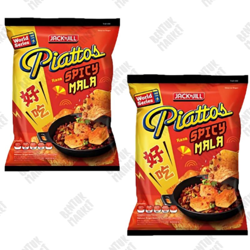 

PIATTOS rasa Spicy Mala 68gr / Keripik / Cemilan Instan