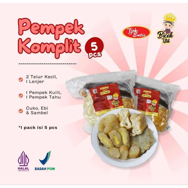 

Frozen Food Pempek Komplit 5 Pcs Halal BPOM