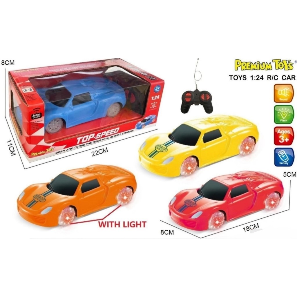 MAINAN ANAK MOBIL REMOT RC NYALA LAMPU PR-17491A