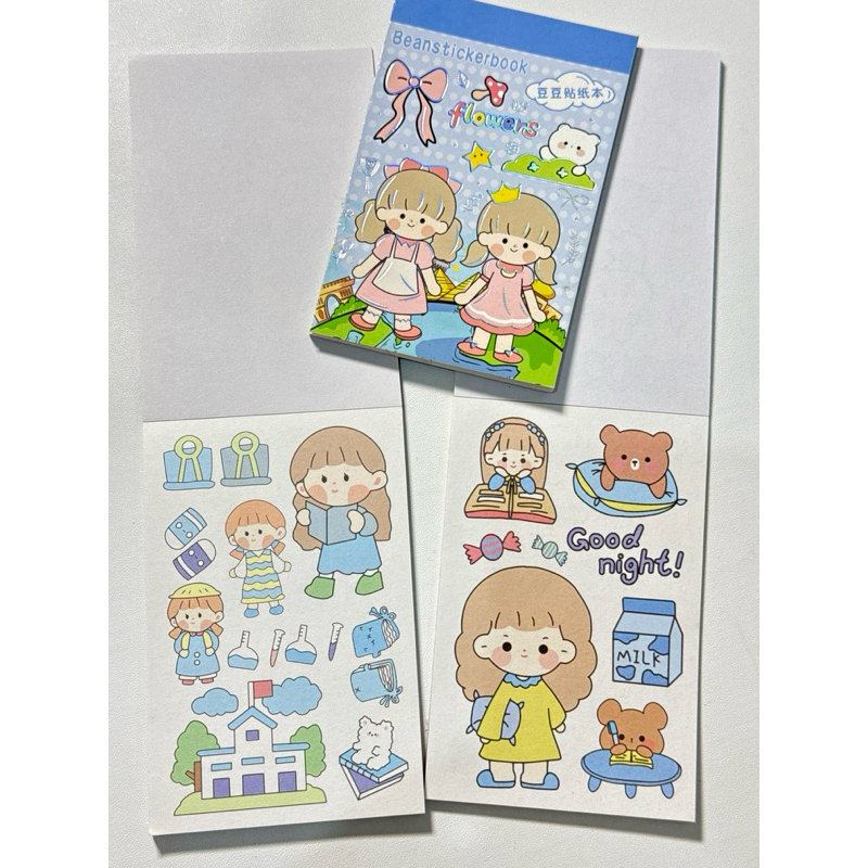 

Sticker Book/ Buku Stiker Bean Flower isi 18 lembar dan ratusan sticker belum di potong