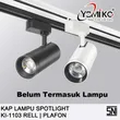 YOMIKO Kap Spotlight Lurus G5.3 / Lampu Sorot Track Rell Lurus