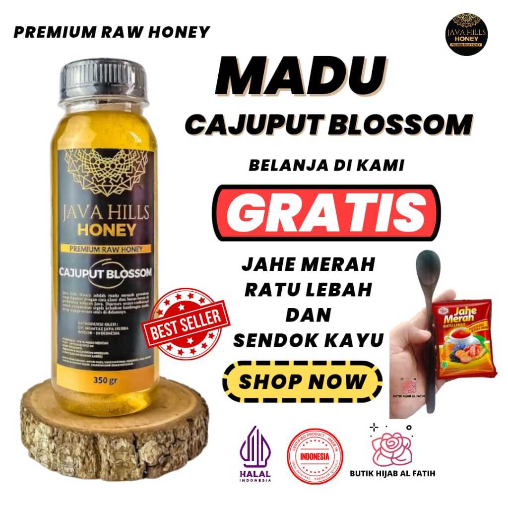 

javahills madu asli cajuput nyeri | pegal | sakit kepala | gigi | imunitas java hills mumtaz 350gr