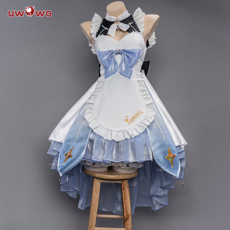 [READY] Cosplay Lumine Maid Genshin Impact Uwowo