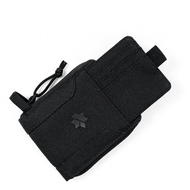 ATRAX - Dompet Lipat Pendek Levi Dompet Pria Dan Wanita Unisex Simple Full Hitam Basic Dompet Kekini