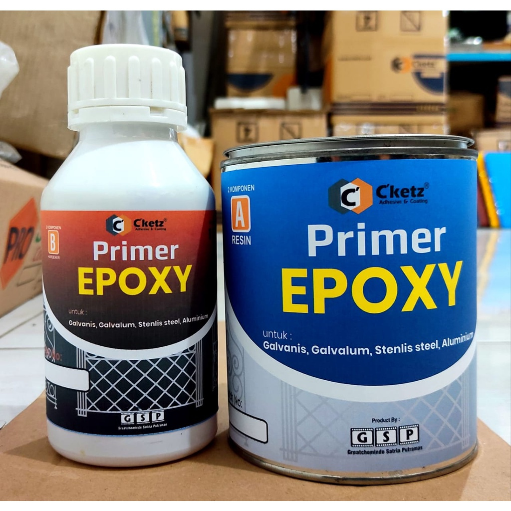 Cketz cat pagar kanopi tahan lama anti karat tahan cuaca epoxy primer Galvanis Galvalum Hollow