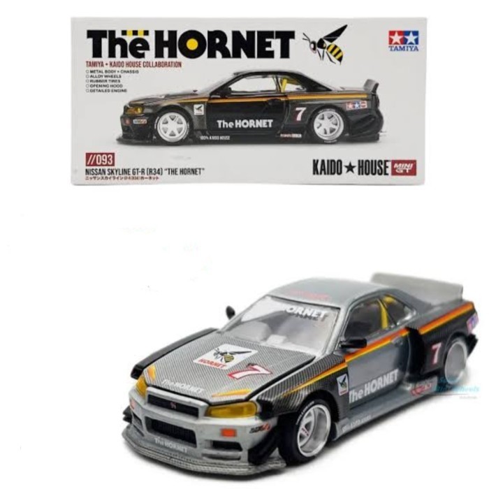 Mini Gt Khmg093 Chase Kaido Nissan Skyline Gtr R34 Tamiya "The Hornet"