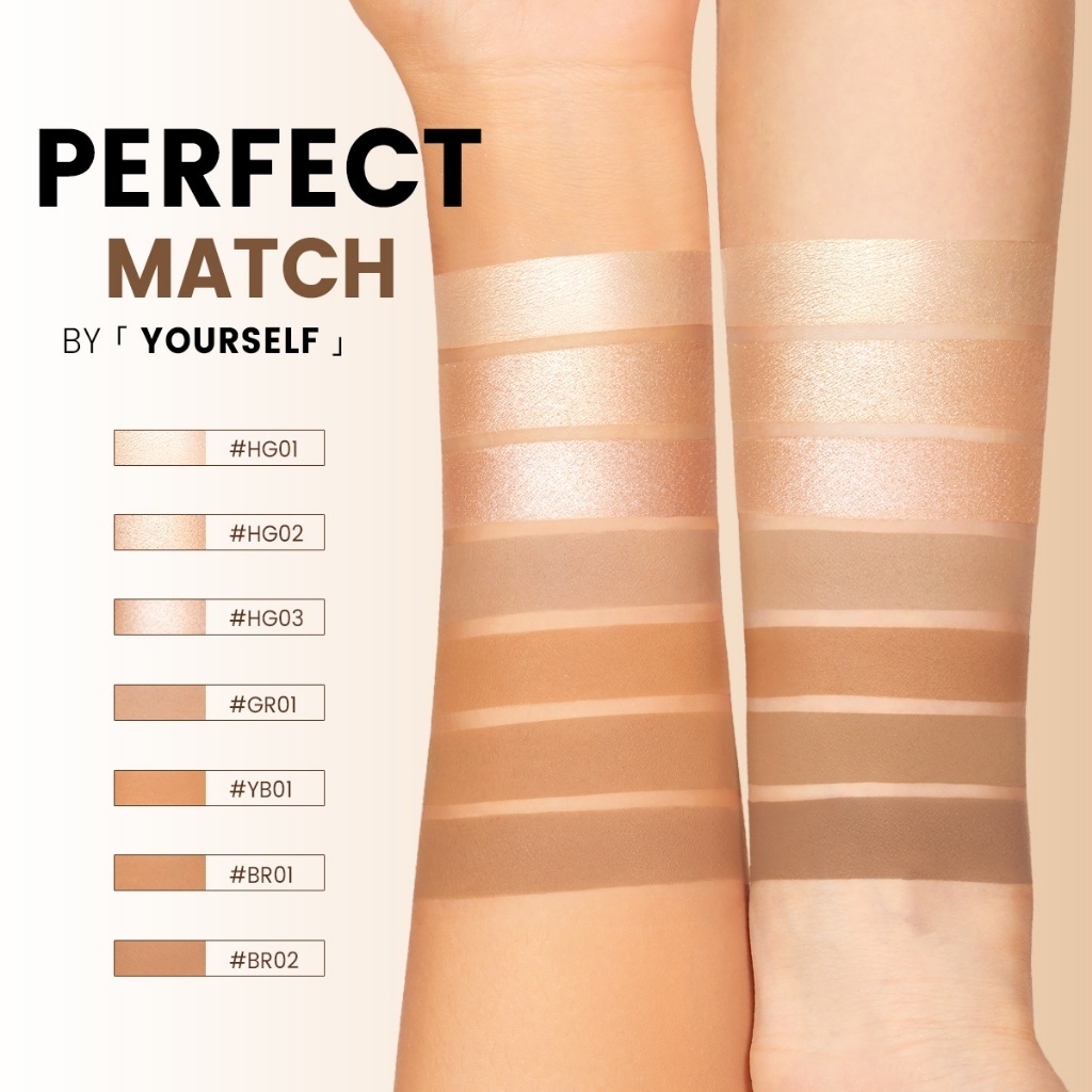 FOCALLUREBlur Matte Contour 3D Highlighter Contour DIY Palette Fine Powder Pro-Palette