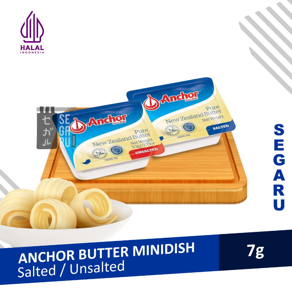 

ANCHOR Butter Minidish Unsalted / Salted 7 gram