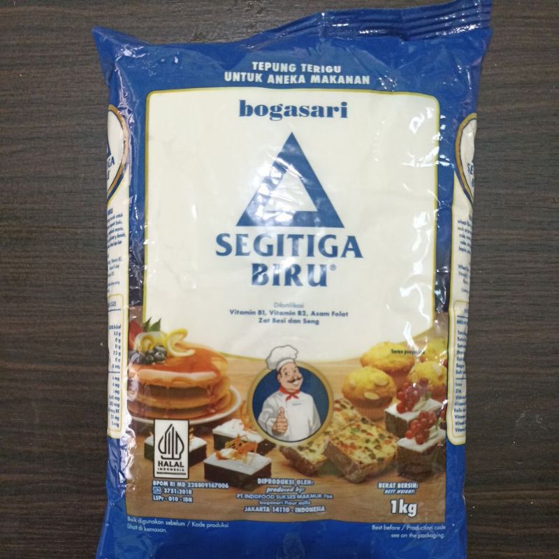 

bogasari segitiga biru premium kemasan 1kg