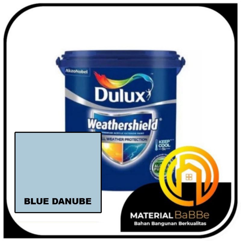 Dulux Weathershield DS Blue Danube 2,5 Liter | Cat Dinding Luar