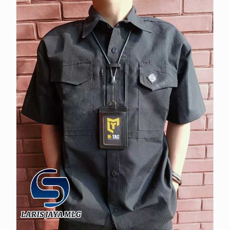 Kemeja Lapangan M Tac/Kemeja Tactikal M Tac Lengan Pendek