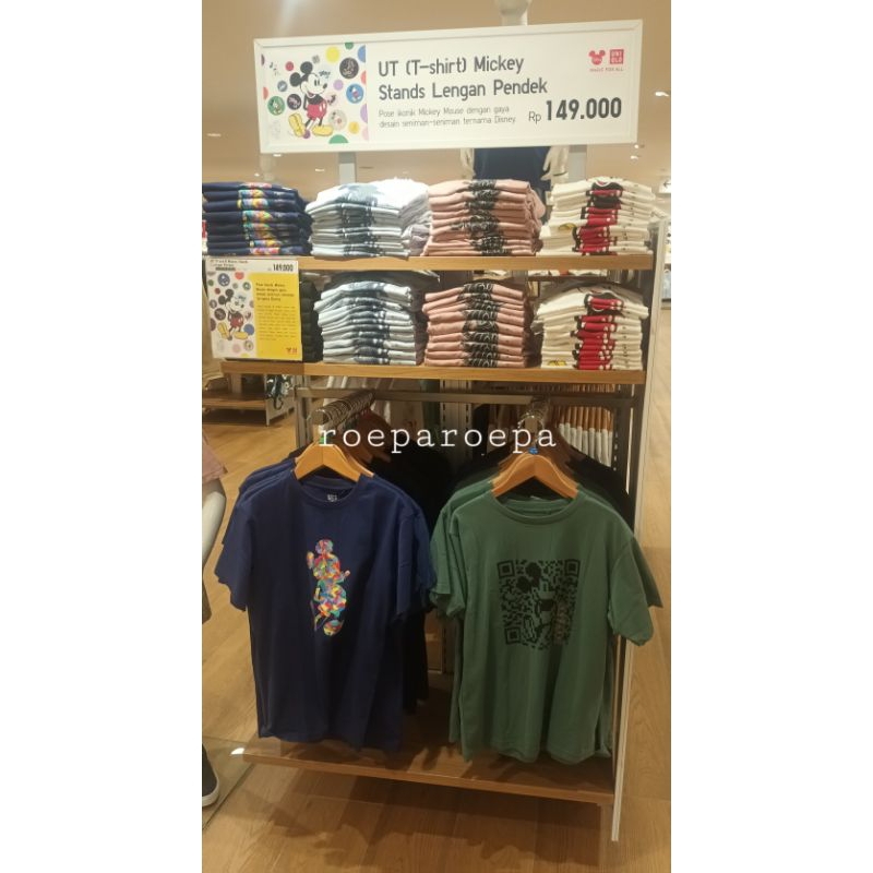 SALE❗️KIDS UT T-shirt Mickey Stands Lengan Pendek Uniqlo jastip Uniqlo