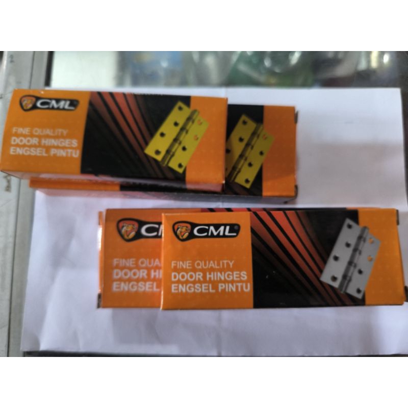 Engsel Pintu CAMEL 3 inch dan 4 inch GOLD & SILVER | ENGSEL CML EMAS PERAK STAINLESS 3" 4" FINE QUAL