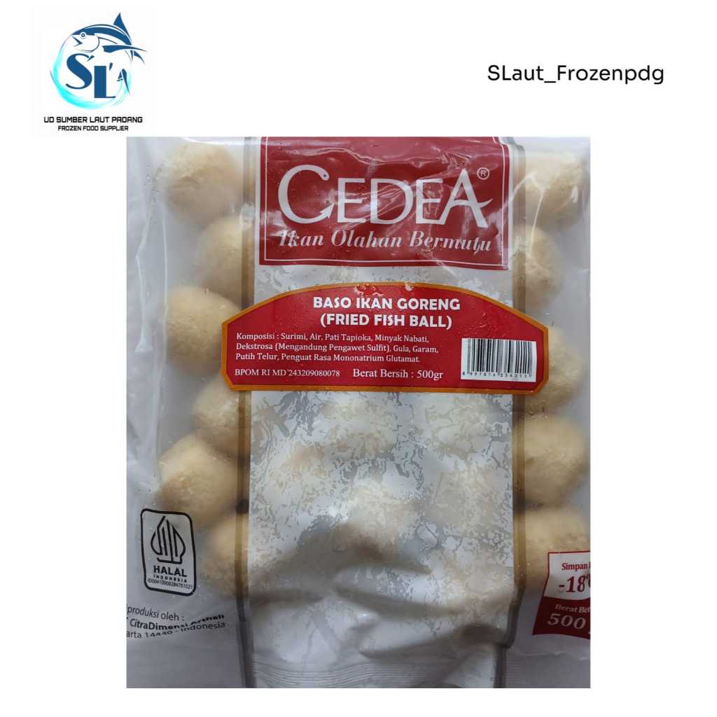 

Cedea Fried Fish Ball Singapore 500gr