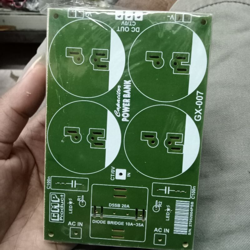 PCB Elco power 4 elco / PCB psu 4 elco pcs capasitor 4pcs power bank