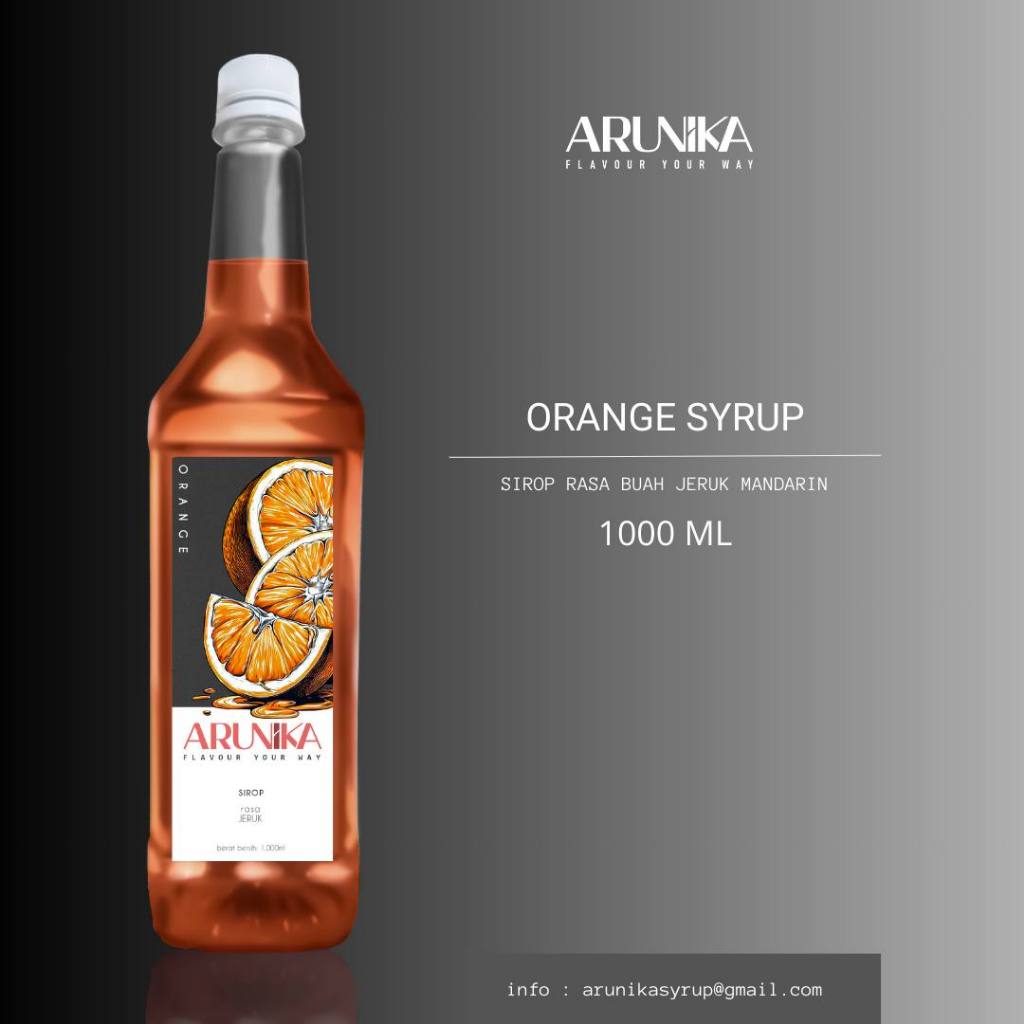 

Orange/ Jeruk Syrup Arunika 1 Liter