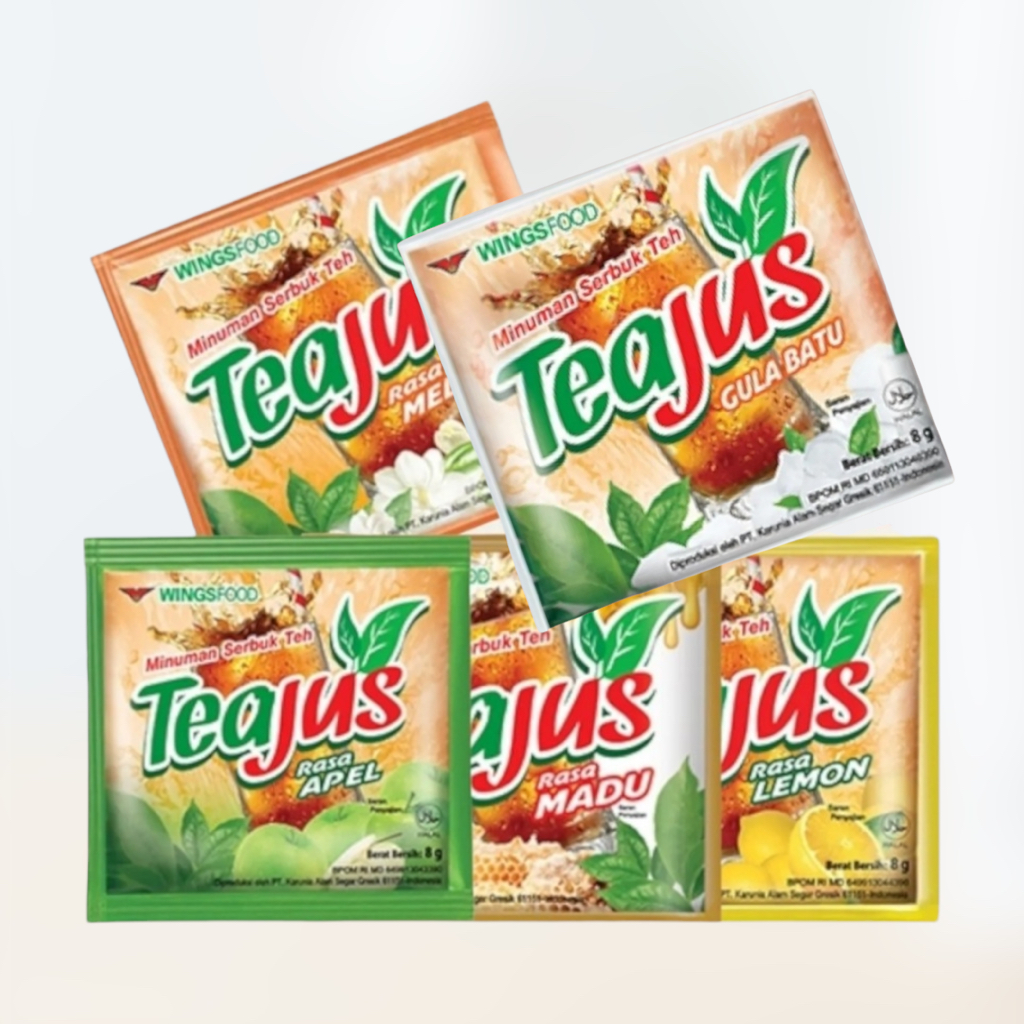 

TeaJus / Tea Jus Minuman Serbuk Teh (isi 10 pcs)