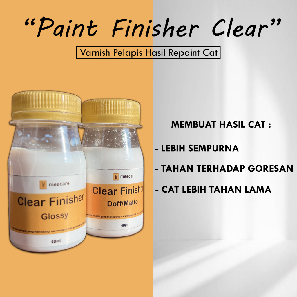 Clear Finisher Varnish Kulit Finisher Tas Sepatu Kulit Finisher Cat Arcylic