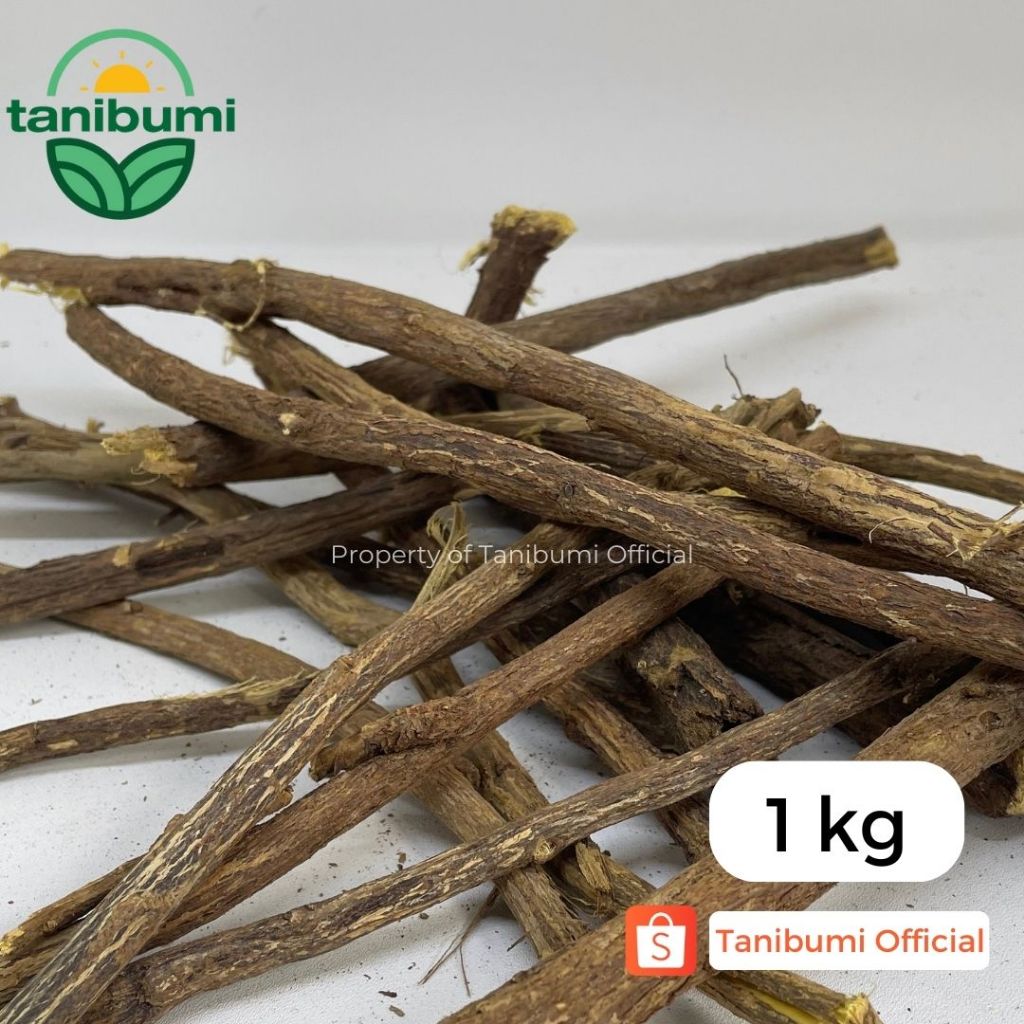 

1Kg | Akar Manis | Licorice Kering | Kayu Legi | Akar Legi | Herbal Obat Premium