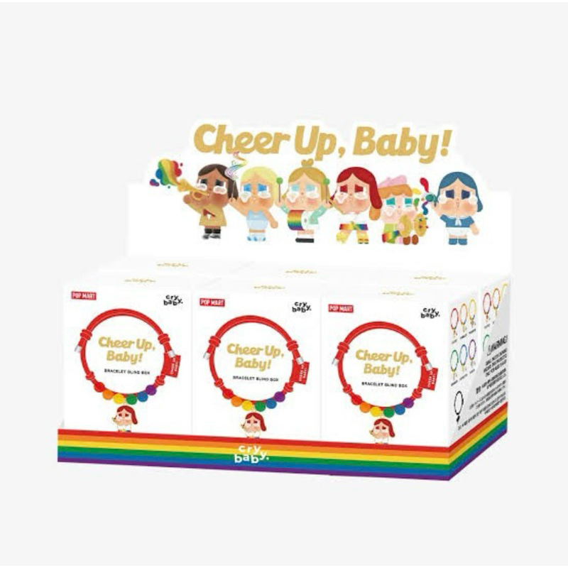 POPMART ORI 100% BLINDBOX CRY BABY CHEER UP BABY BRACELET