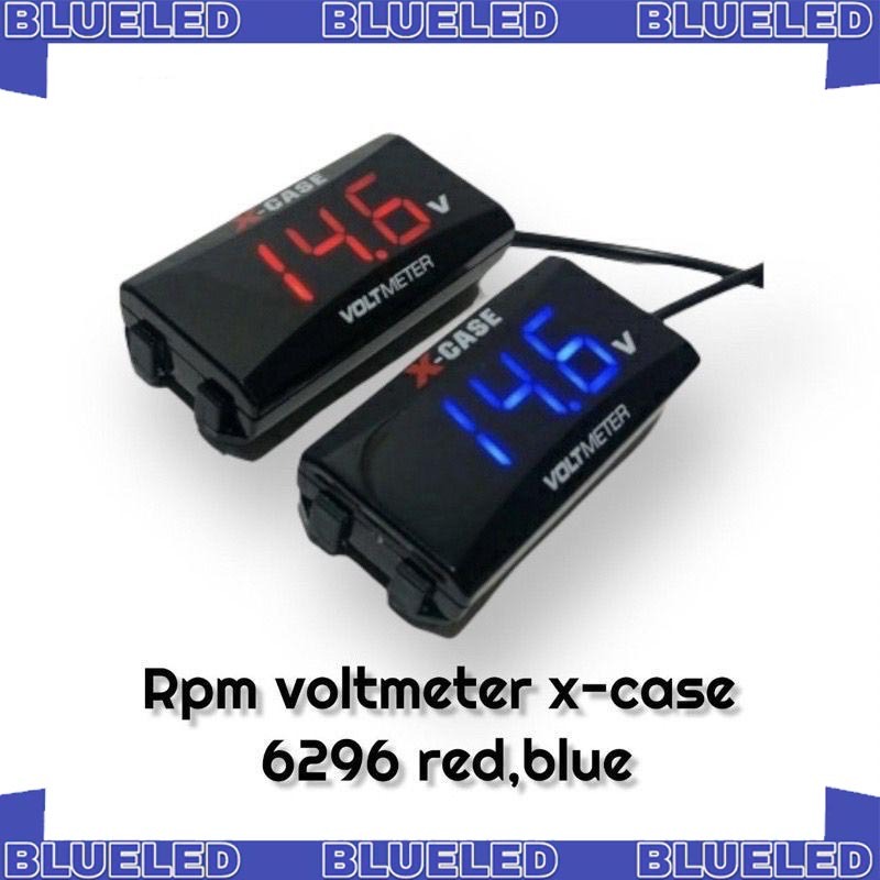 Voltmeter/Voltmeter Aki Anti air/Waterproof Pengukur Daya Aki - Volt Meter Aki 12 Volt universal