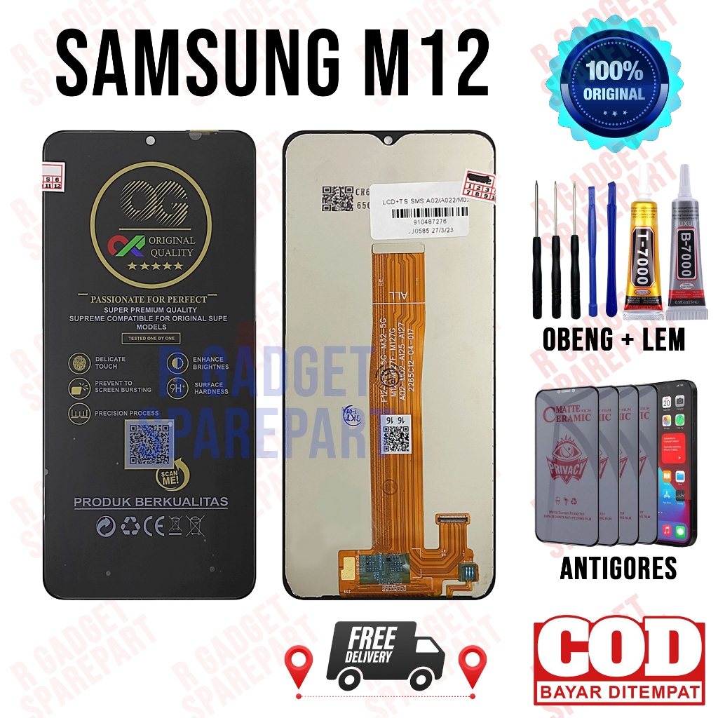 Lcd Samsung M12 Original OEM Quality Lcd Touchscreen Samsung M12 Fullset