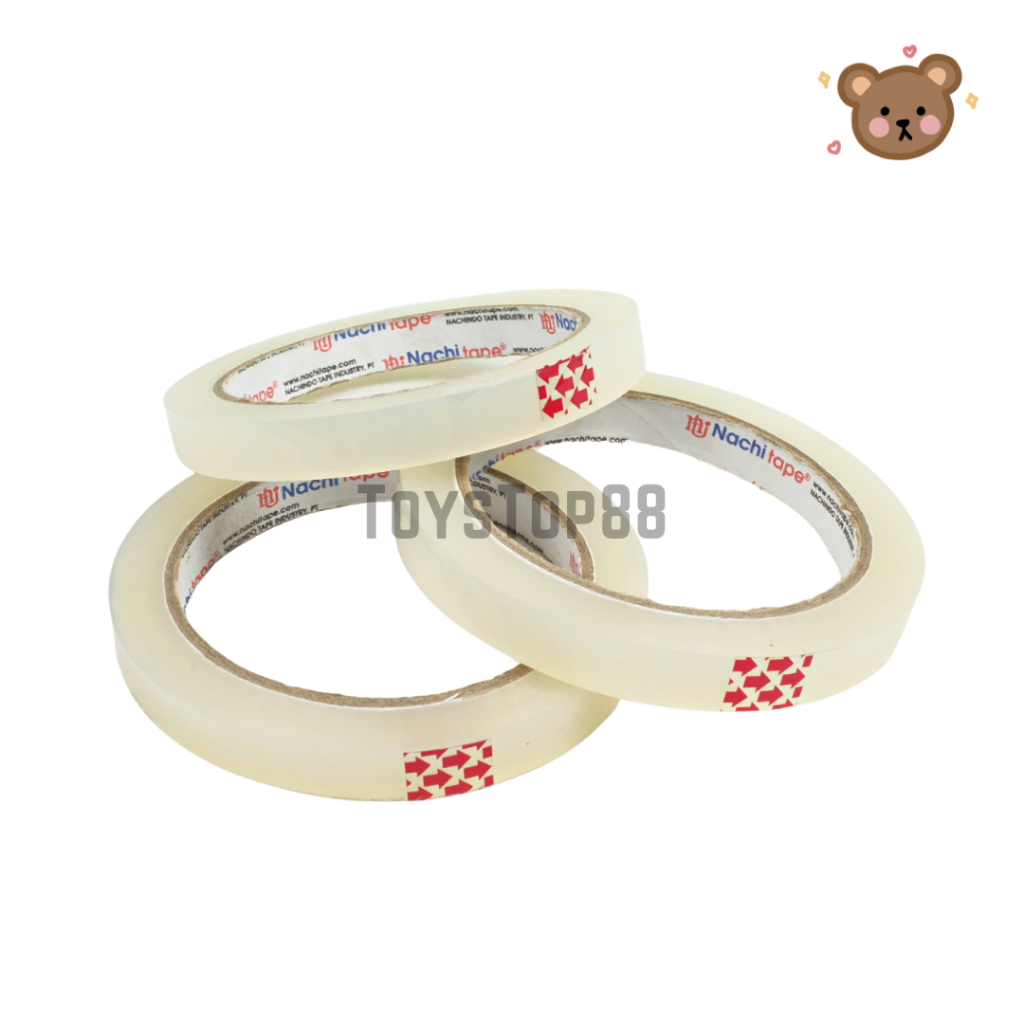 

HIsolasi Bening 1/2 Inch Nachi - Selotip Kecil Nachi Tape [12 MM x 72 YARD]