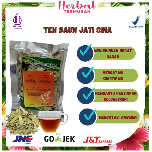 

TEH DAUN JATI CINA ANH 40g ORIGINAL|PELANGSING DIET AMPUH |MENGATASI AMBEIEN RESMI BPOM HALAL