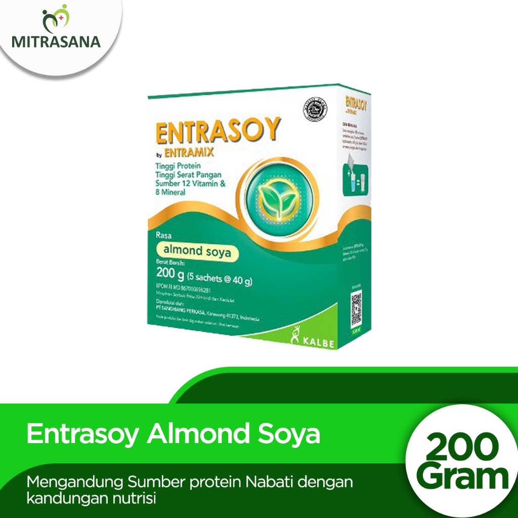 

Entrasoy - Nutrisi Khusus dan Lengkap dengan Protein Nabati