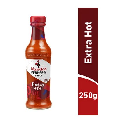 

Nando's Nando Peri Peri Gluten Free Extra Hot Sauce / Garlic Medium 250g - Saus Sambal Extra Pedas