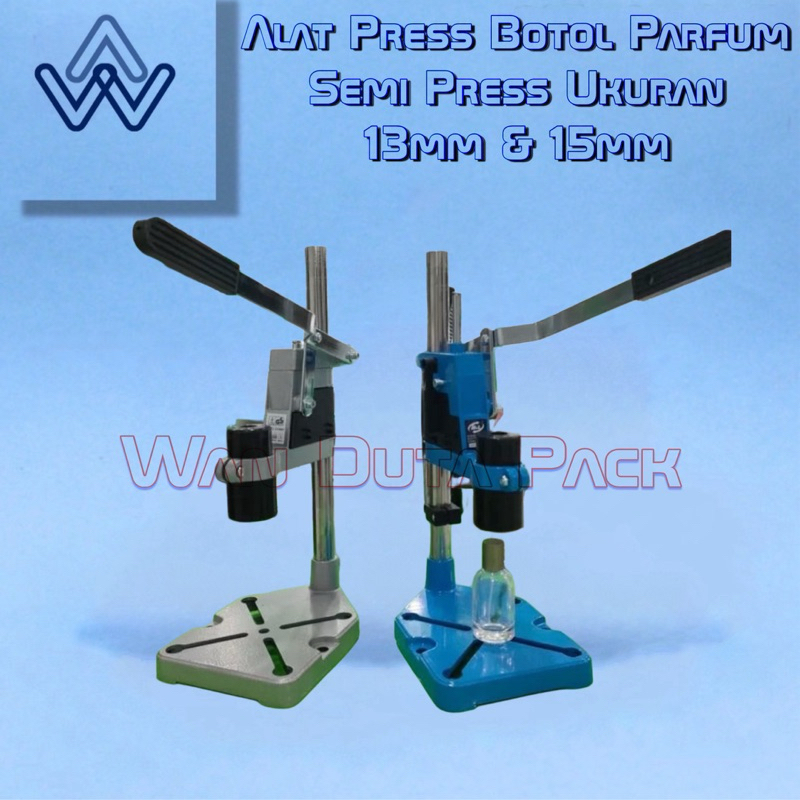 Alat Press Untuk Botol Parfum Semi Press Model Duduk Ukuran 13mm & 15mm TERMURAH