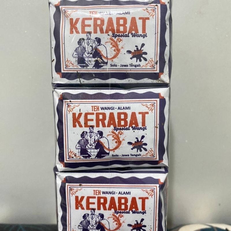 

Teh racik Kerabat asli solo teh premium jasmine wangi 40 x 10pcs