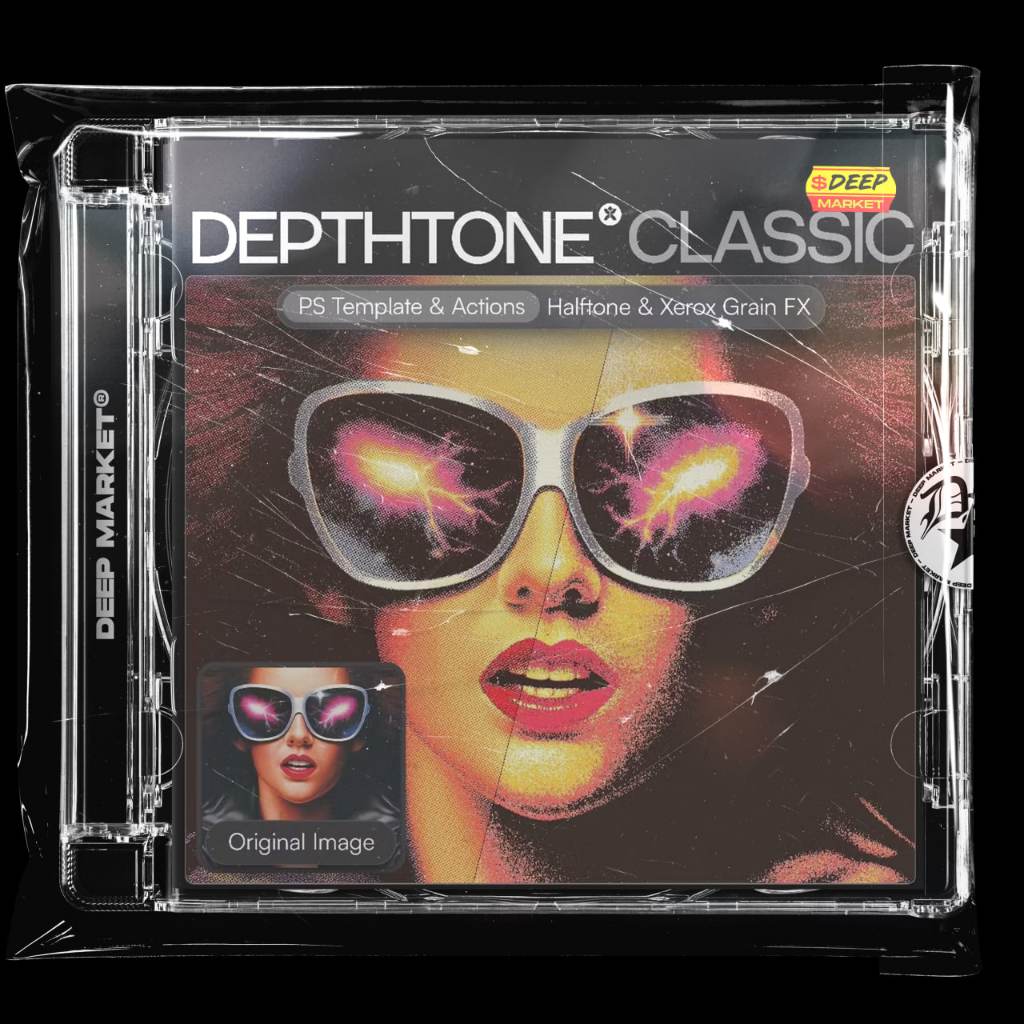 New Update Depthtone - Doron Studio - Vintage Effect - Action PSD Template